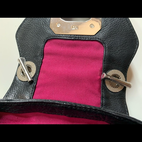 Auth OR by Oroton black leather crossbody bag - Picture 16 of 16